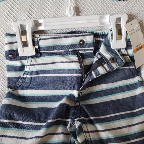 Tommy Hilfiger Baby Boys 2 Piece Polo Shorts Set - Picture 5 of 5